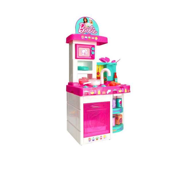 Reig Cocina Barbie con 40 Accesorios, Luces y Sonidos, 40.5x30x81 cm Reig Cocina Barbie con 40 Accesorios, Luces y Sonidos, 40.5x30x81 cm