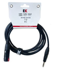 Cable Extensor Ek Audio Jack Estéreo Macho - Jack Estéreo Hembra 3M