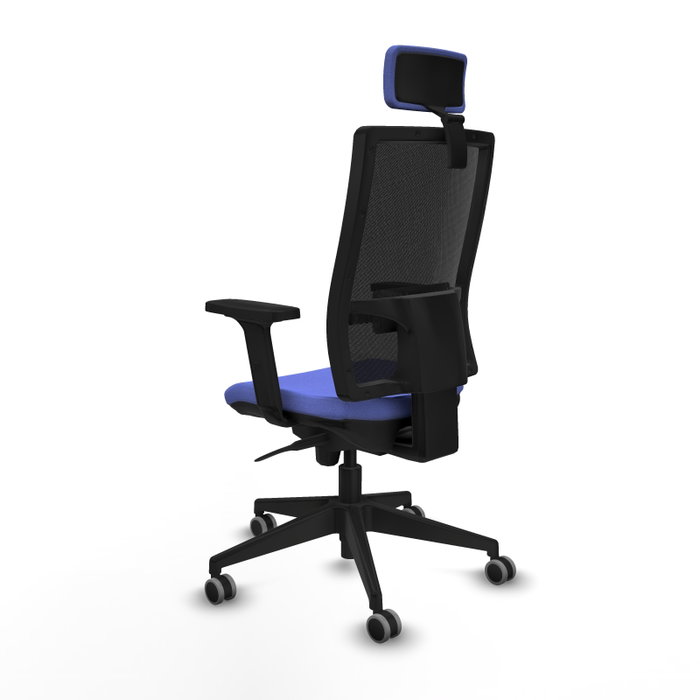 PIQUERAS Y CRESPO Silla de oficina Horna con Mecanismo Sincro, Azul claro y Negro PIQUERAS Y CRESPO Silla de oficina Horna con Mecanismo Sincro, Azul claro y Negro