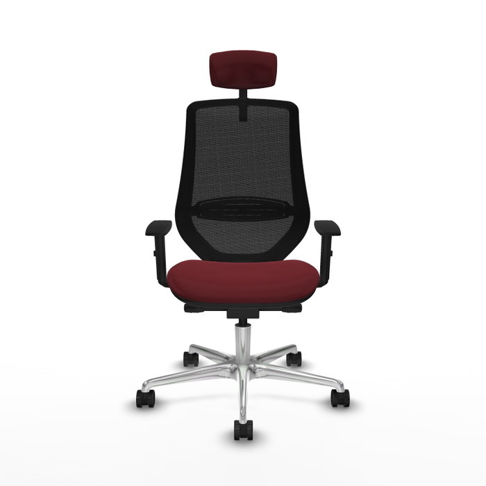 PIQUERAS Y CRESPO Silla de oficina Mardos con Mecanismo Sincro/Traslack Granate y Negro PIQUERAS Y CRESPO Silla de oficina Mardos con Mecanismo Sincro/Traslack Granate y Negro