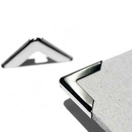 Displast Cantoneras Medianas 16x16x5mm Níquel - Pack 100u