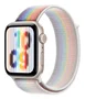 Apple MGXV4ZM/A Correa Deportiva Loop Edition Pride para Apple Watch 44/45/46/49 mm, Cierre de Velcro, Nylon, Multicolor