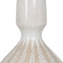 Ixia Jarrón de Cerámica Beige 21,80 x 21,80 x 40 cm