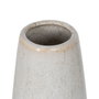 Ixia Jarrón de Cerámica Beige 21,80 x 21,80 x 40 cm