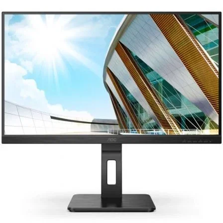 Monitor Profesional AOC 24P2QM 23.8"/ Full HD/ Multimedia/ Regulable en altura/ Negro