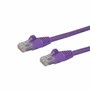 StarTech Cable de Red Cat6 UTP de 1 m Púrpura con Conectores RJ45 Snagless