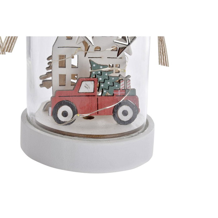 DKD Home Decor Decoración Luminosa Navidad Moderna Blanco Natural 9 x 17 x 9 cm (2 Unidades) DKD Home Decor Decoración Luminosa Navidad Moderna Blanco Natural 9 x 17 x 9 cm (2 Unidades)