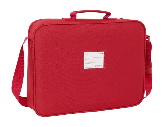 Safta Cartera Extraescolares Resistente Agua Sevilla FC 38x28x6 cm