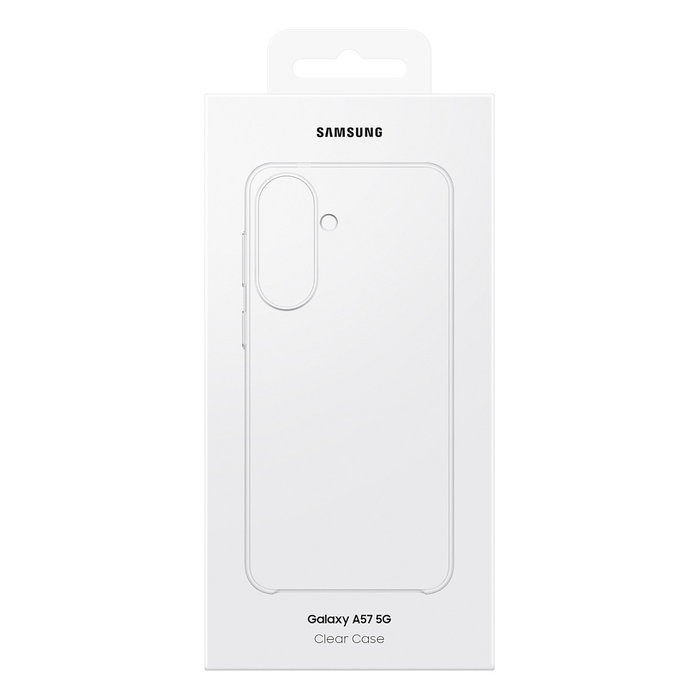 Samsung Galaxy A57 5G EF-QA576CTEGWW Funda Clear Case Transparente, Anti-huellas y Protección Antiamarilleamiento