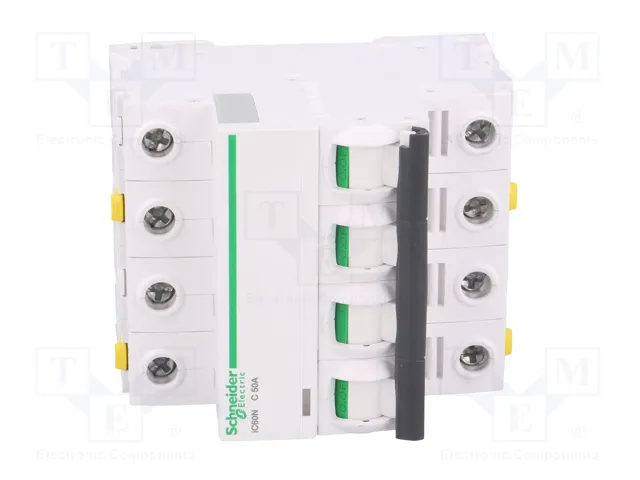 SCHNEIDER ELECTRIC ACTI9 iC60N Interruptor Magnetotérmico 4 Polos 50A Curva C
