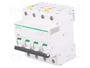 SCHNEIDER ELECTRIC ACTI9 iC60N Interruptor Magnetotérmico 4 Polos 50A Curva C