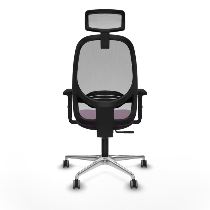 PIQUERAS Y CRESPO Silla de oficina Cilanco con mecanismo Sincro, Morado y Gris