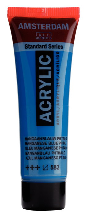 Amsterdam Azul Manganeso Ftalo 582 Acrílico 20 ml Amsterdam Azul Manganeso Ftalo 582 Acrílico 20 ml