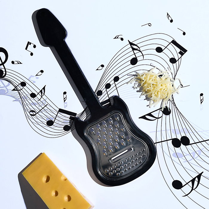Cook Concept Rallador En Forma De Guitarra Ludique Plástico