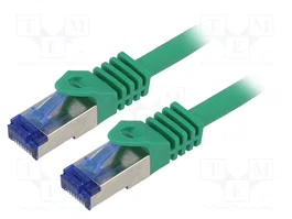 LogiLink Cable de parcheo Cat.6a S/FTP 10m Verde