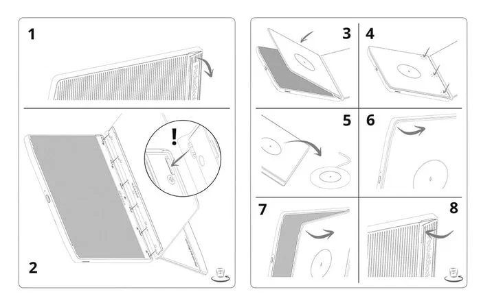 Pocketbook Funda Folio HN-QI-PU-700-WB-WW para Era / Era Color 7" (17.8 cm) - Azul, Resistente a Golpes, Impactos y Rayones