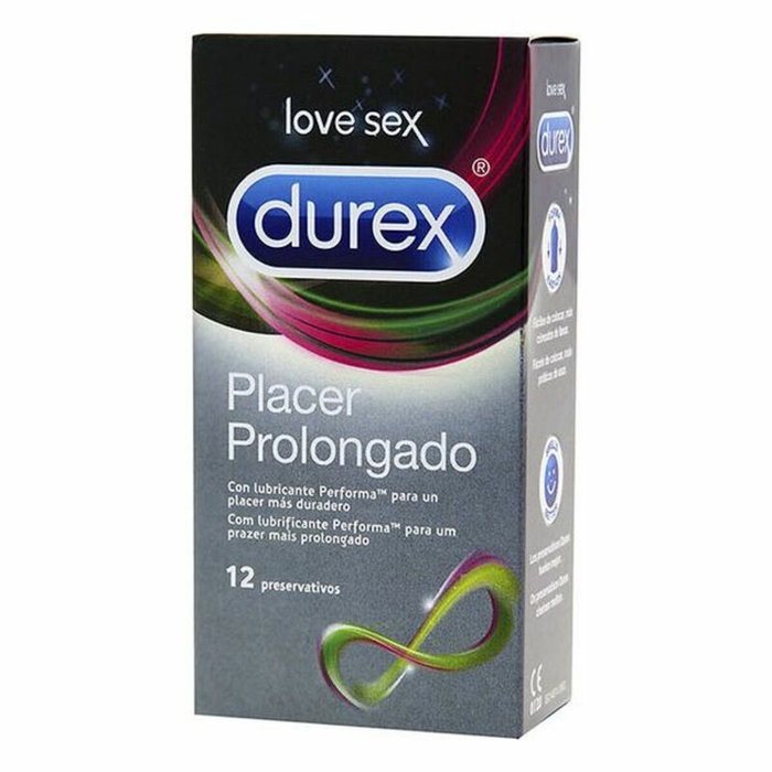 Durex Placer Prolongado preservativos 12 u