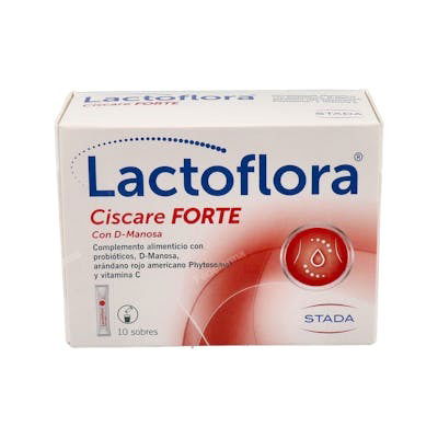 LACTOFLORA Ciscare Forte 10 Sobres Sabor Limon
