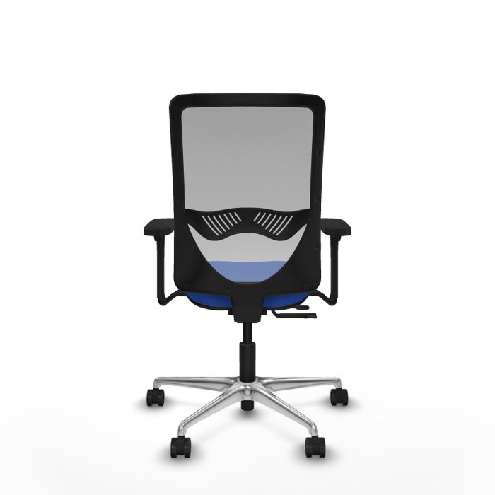 PIQUERAS Y CRESPO Silla de oficina Zulema con mecanismo Sincro/Traslack, Azul y Gris PIQUERAS Y CRESPO Silla de oficina Zulema con mecanismo Sincro/Traslack, Azul y Gris