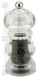 Pimentero de acrílico, 11 cm, para cocina