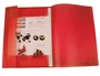 Liderpapel Carpeta de solapas DIN A3 Rojo translúcido