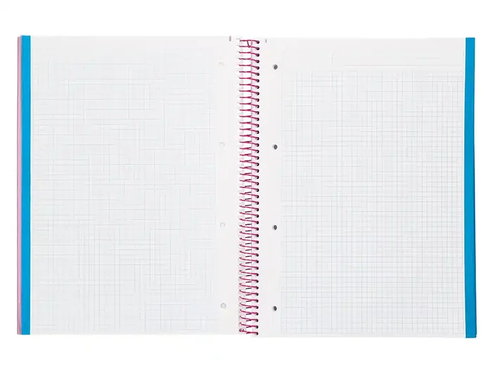 Liderpapel Cuaderno Espiral A4 Micro Jolly Rosa 140 Hojas Cuadro 5mm