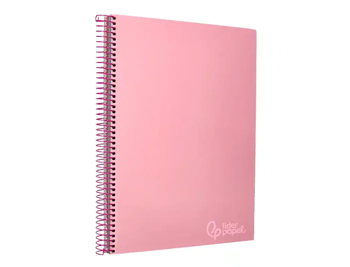 Liderpapel Cuaderno Espiral A4 Micro Jolly Rosa 140 Hojas Cuadro 5mm