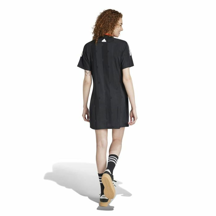 Vestido Adidas Tiro Cut 3 Bandas Jacquard Negro