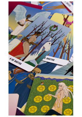 Comercial Grupo Anaya S.A. Nuevo Tarot Manga con 78 cartas y libro