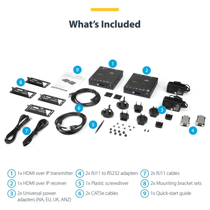 Adaptador Startech ST12MHDLAN2K