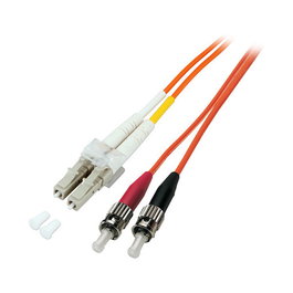 EFB Elektronik Cable de fibra óptica OM2 LC-ST 0,5m Naranja