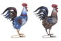 DKD Home Decor Figura de Metal Gallo Multicolor