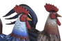 DKD Home Decor Figura de Metal Gallo Multicolor