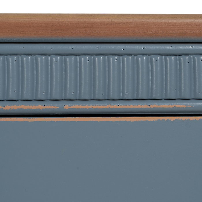 Mesita Azul Madera 50 X 38 X 72 cm