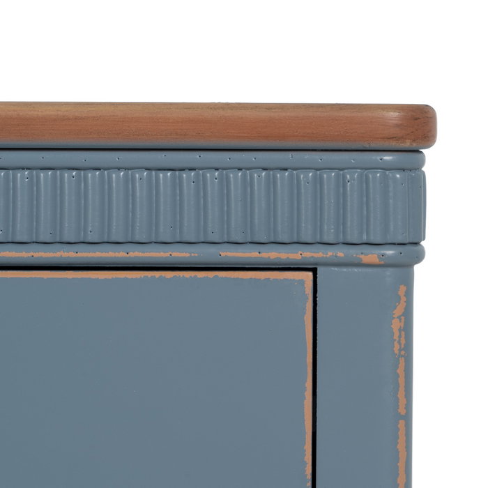 Mesita Azul Madera 50 X 38 X 72 cm