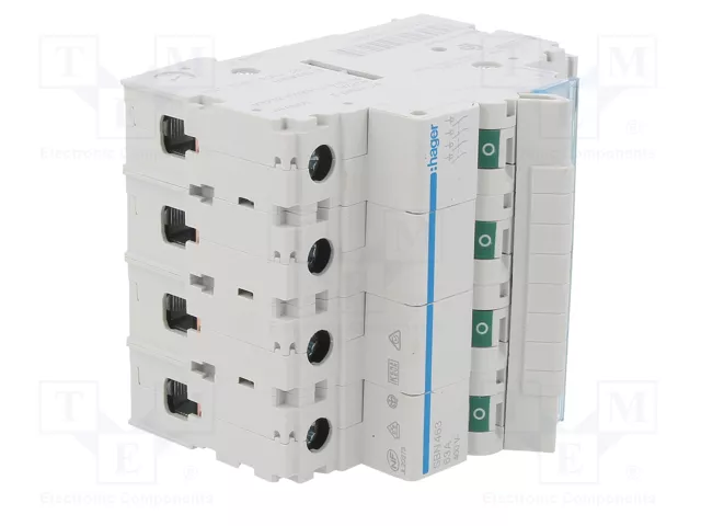HAGER Interruptor de aislamiento 4 polos 63A 400VAC