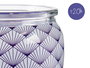 Acorde Vela Perfumada Cristal Tarta de Arándano Vidrio Cera Morado 7.5 x 6.3 x 7.5 cm (Set de 12)