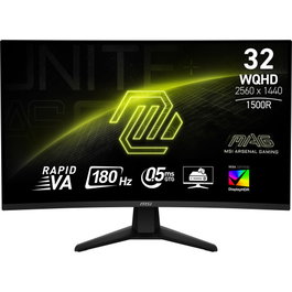MSI MAG 32CQ6F Monitor Curvo 31.5" Wide Quad HD (2560 x 1440) 180Hz Negro