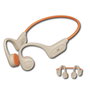 SAMI Bone Auriculares con conducción ósea, Bluetooth, batería de 140mAh, micrófono integrado, manos libres, deporte, audífonos