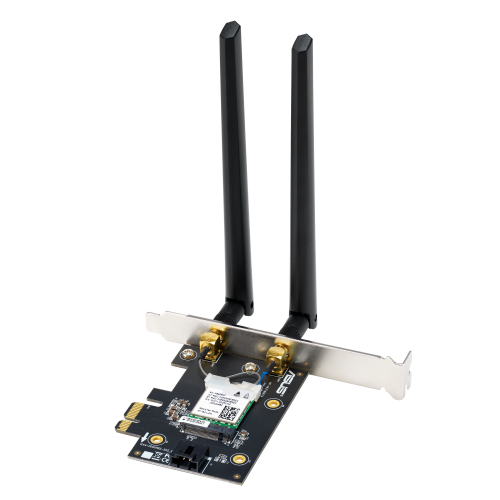 Asus PCE-BE6500 Wi-Fi 7 Bluetooth 5.4 Adaptador Tribanda PCI Express Asus PCE-BE6500 Wi-Fi 7 Bluetooth 5.4 Adaptador Tribanda PCI Express