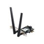 ASUS PCE-BE6500 Tarjeta de Red WiFi 7 PCIe x1, hasta 2.8 Gbps, Bluetooth 5.4, 90IG09G0-MO0B00
