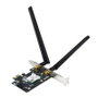 ASUS PCE-BE6500 Tarjeta de Red WiFi 7 PCIe x1, hasta 2.8 Gbps, Bluetooth 5.4, 90IG09G0-MO0B00