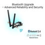 Asus PCE-BE6500 Wi-Fi 7 Bluetooth 5.4 Adaptador Tribanda PCI Express