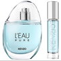Kenzo L'Eau Pure Eau de Parfum Estuche Regalo 2 piezas: Vaporizador 50 ml + Vaporizador 10 ml - Fragancia fresca y vibrante, 91% ingredientes naturales