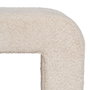 Ixia Taburete Beige Tejido Salón 67 x 48 x 47 cm