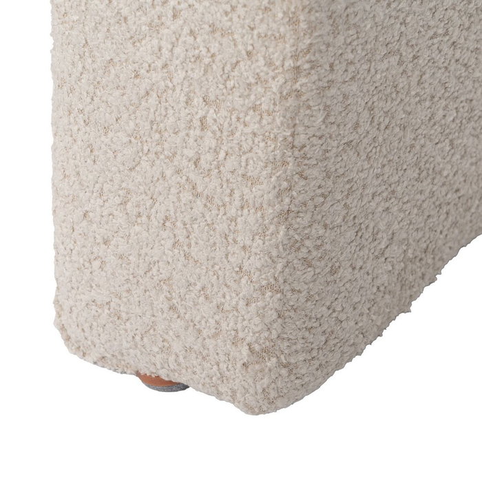 Ixia Taburete Beige Tejido Salón 67 x 48 x 47 cm