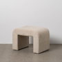 Ixia Taburete Beige Tejido Salón 67 x 48 x 47 cm