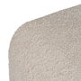 Ixia Taburete Beige Tejido Salón 67 x 48 x 47 cm