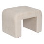 Ixia Taburete Beige Tejido Salón 67 x 48 x 47 cm