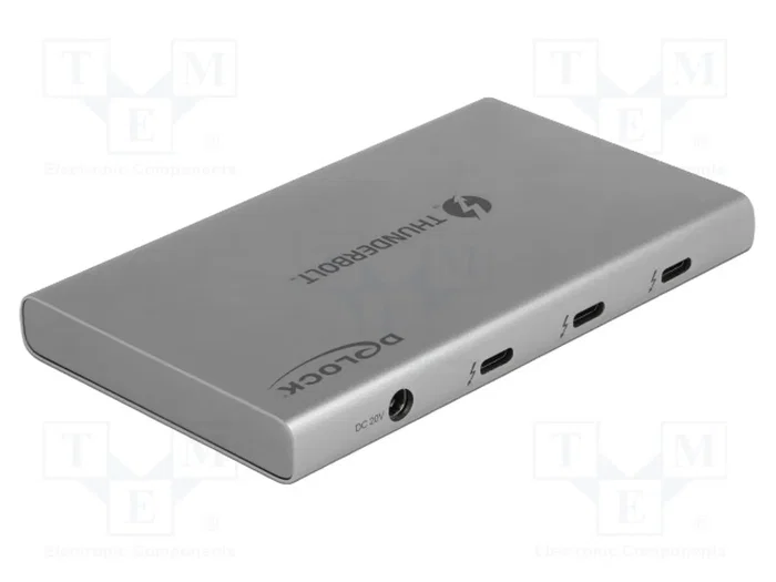 DeLOCK Thunderbolt 4 Hub de 3 puertos con puerto USB 10 Gbps Tipo-A - 8K DeLOCK Thunderbolt 4 Hub de 3 puertos con puerto USB 10 Gbps Tipo-A - 8K